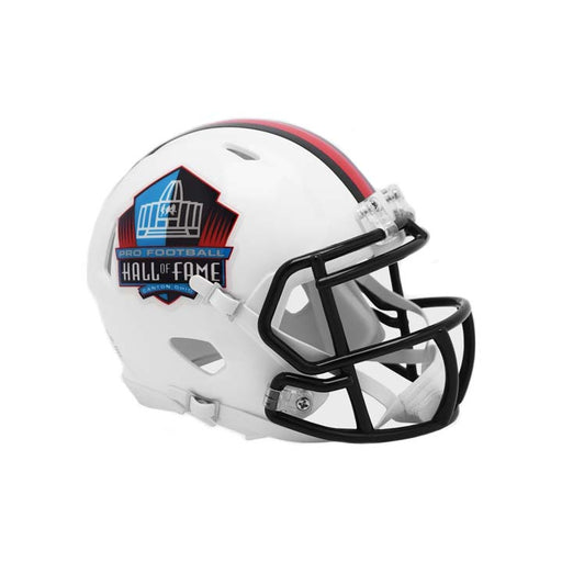 Pre-Sale: Dick Lebeau Signed White HOF Speed Mini Helmet (Includes HOF 10)