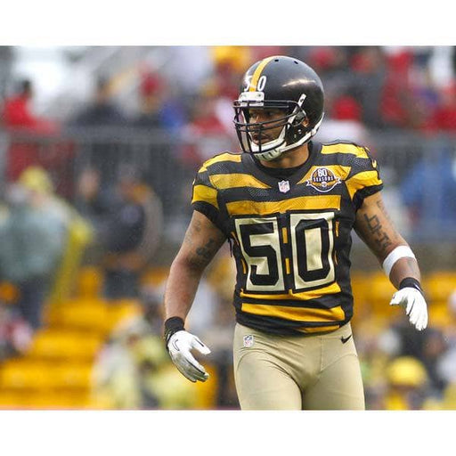 Pre-Sale: Larry Foote Signed In Bumblebee Photo