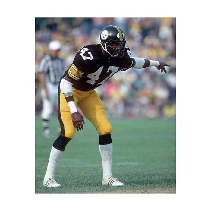 Pre-Sale: Mel Blount Signed Pointing Left Photo