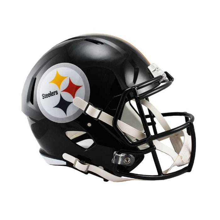Pre-Sale: Rocky Bleier Signed Pittsburgh Steelers Black Authentic Full Size Speed Helmet