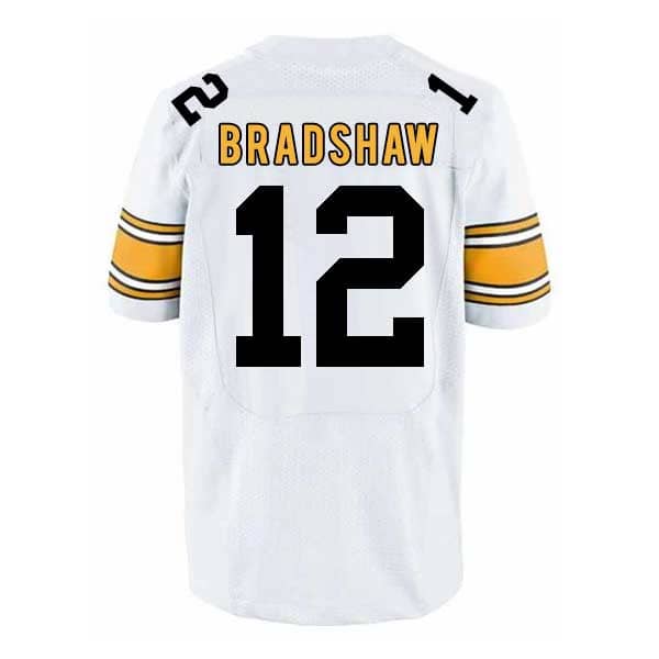 Pre-Sale: Terry Bradshaw Signed Custom White Away Football Jersey