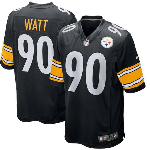 Framed T.J. Watt Pittsburgh Steelers Autographed White Color Rush Nike  Limited Jersey