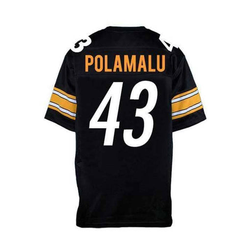 Pre-Sale: Troy Polamalu Signed Custom Black Jersey