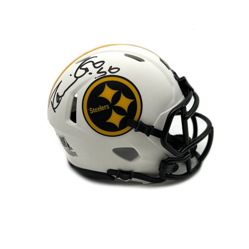 Robin Cole Signed Pittsburgh Steelers Lunar Mini Helmet