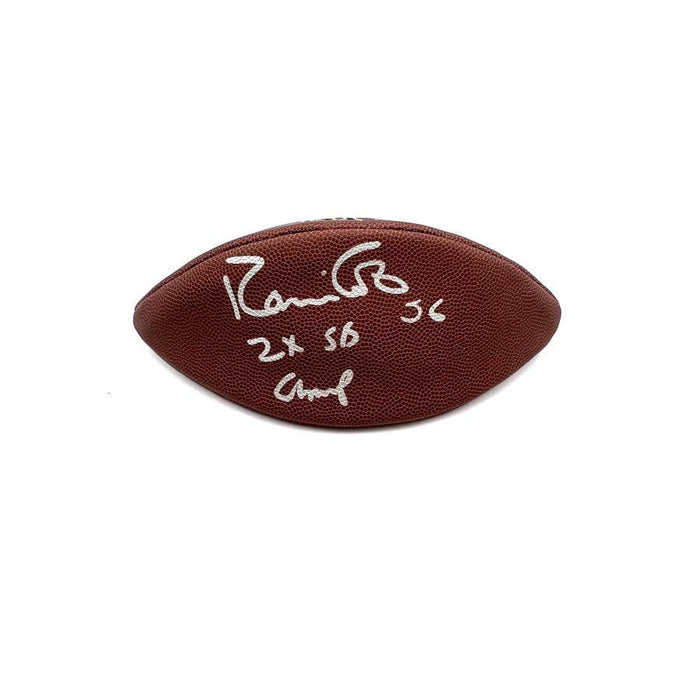 Robin Cole Signed Wilson Replica Football with "2X SB Champ" (Damaged)