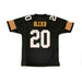 Rocky Bleier Autographed Black Custom Jersey With 4X Sb Champs