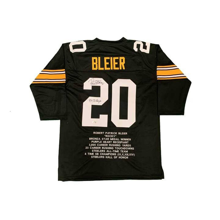 Rocky Bleier signed jersey, Pittsburgh Steelers – All In Autographs