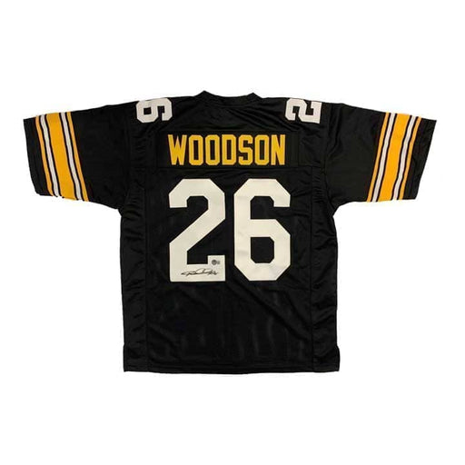 Rod Woodson Autographed Custom Block Home Jersey