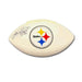 Signed STEELERS Balls Rod Woodson Autographed White Logo Steelers Football