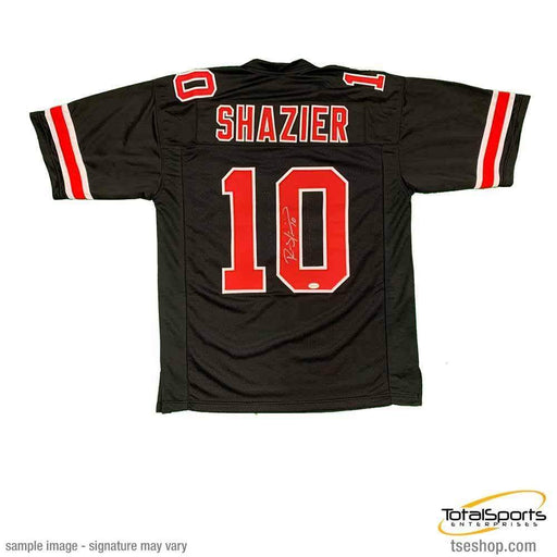 Ryan Shazier Signed #10 Black Custom College Jersey