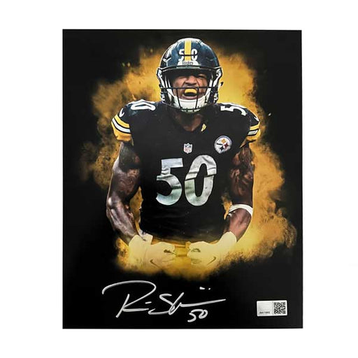 Ryan Shazier Autographed Color Burst Flexing 16x20 Photo