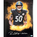Ryan Shazier Autographed Color Burst Flexing 16x20 Photo with "Shalieve"