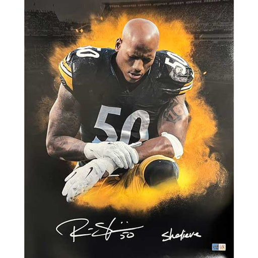 Ryan Shazier Autographed Color Burst Praying 16x20 Photo with "Shalieve"