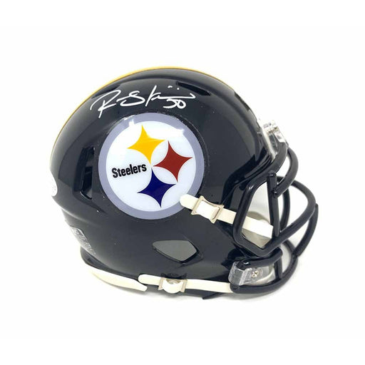 Ryan Shazier Autographed Pittsburgh Steelers Black Mini Speed Helmet