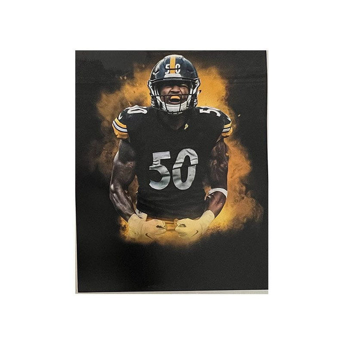 Ryan Shazier Flexing In Black Explosion Unsigned 16x20 Photo