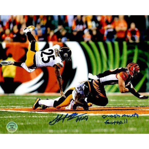 Shamarko Thomas Signed Helm. Up 8x10 Photo
