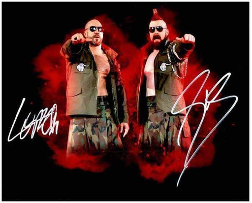 Sheamus and Cesaro Dual Signed with Thumbs Out 20X24 Canvas