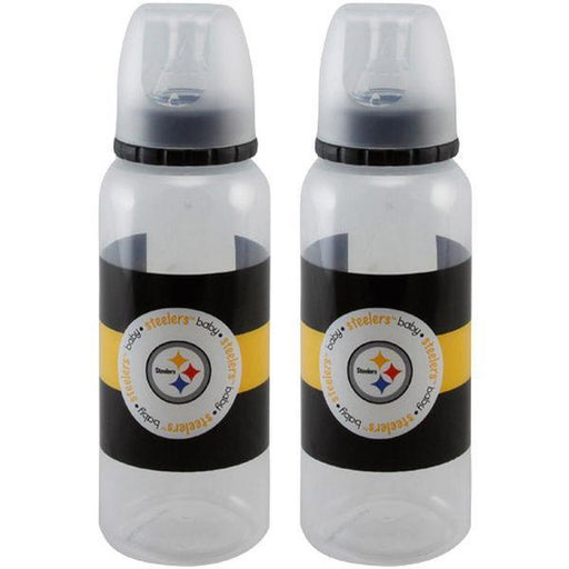 Steelers 2 Pk Baby Bottles