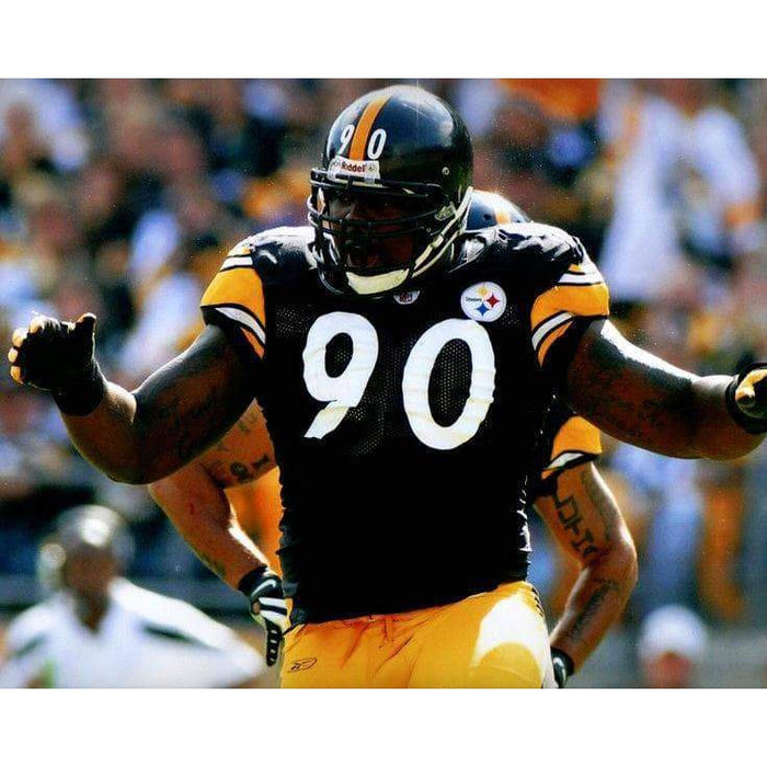 Steve Mclendon Arms Out In Black Unsigned 8X10 Photo