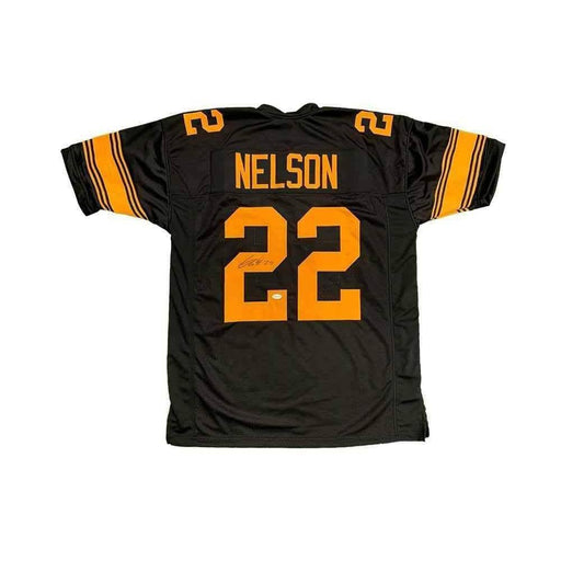 TSE Shop Joe Haden Signed Custom Black Football Jersey - Professionally Framed (Very Slightly Damaged)