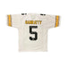 Terry Hanratty Signed Custom White Football Jersey 2 SB Champs