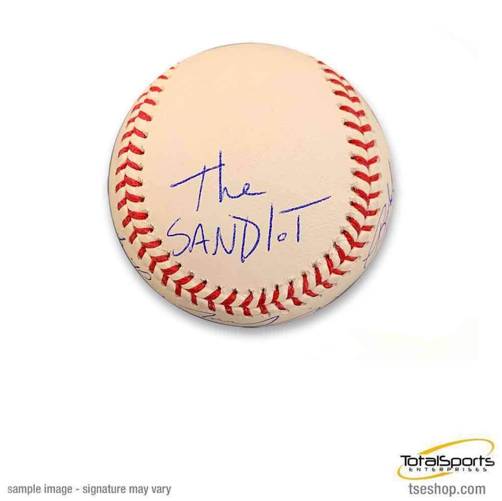 The Sandlot Cast Autographed Custom Baseball Jersey - 6 Signatures