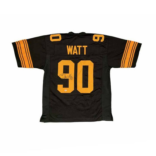 T.J. Watt Pittsburgh Steelers Throwback Bumblebee Jersey - All