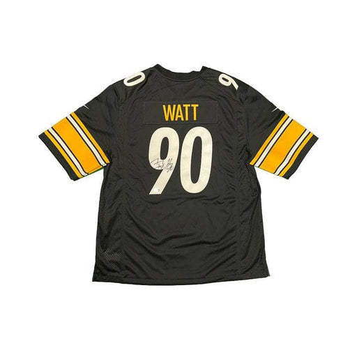 TJ Watt Signed Pittsburgh Steelers Authentic Nike Black Jersey