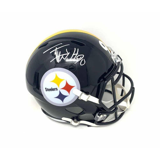 Tj Watt Signed Pittsburgh Steelers Full Sized Replica Speed Helmet
