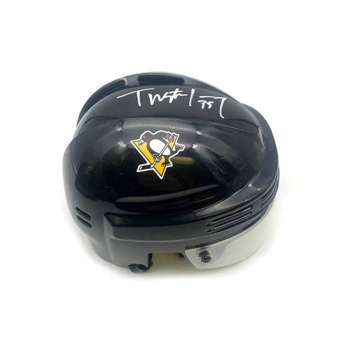Tristan Jarry Autographed Pittsburgh Penguins Black Mini Helmet
