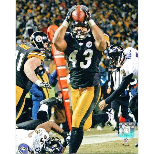 Troy Polamalu 2 Arms Up Unsigned Licensed 8x10 Photo