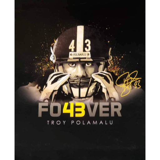 Troy Polamalu Forever 43 Vertical Unsigned 16X20 Photo