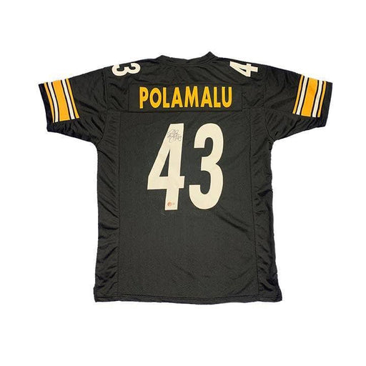 Reebok, Shirts, Troy Polamalu Pittsburgh Steelers Authentic Throwback  Jersey