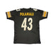 Troy Polamalu Signed Custom Black Jersey
