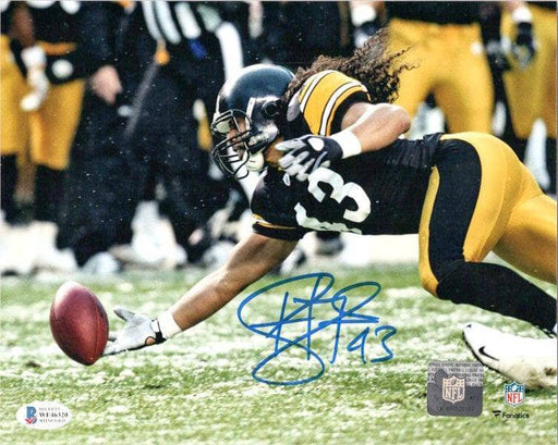 Pittsburgh Steelers #43 Troy Polamalu Autographed Riddell Lunar Eclipse  Speed Mini Helmet