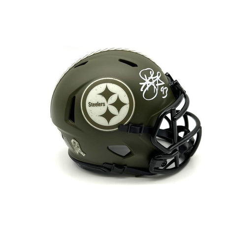 Gunner Olszewski Signed Pittsburgh Steelers Eclipse Mini Helmet with H —  TSEShop