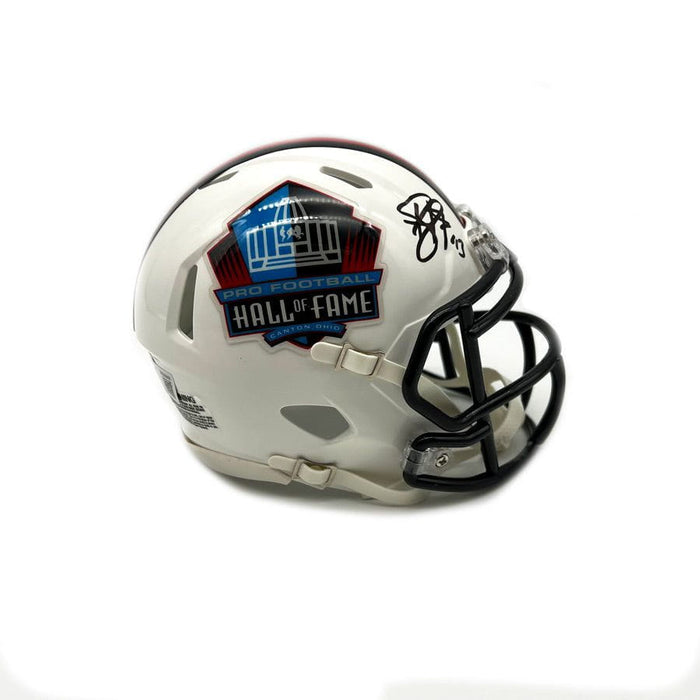 Troy Polamalu Signed Pittsburgh Steelers White HOF Speed Mini Helmet