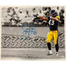 Troy Polamalu Signed Pointing (Spotlight) Canvas