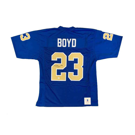 Tyler Boyd Signed Light Blue College Football Jersey