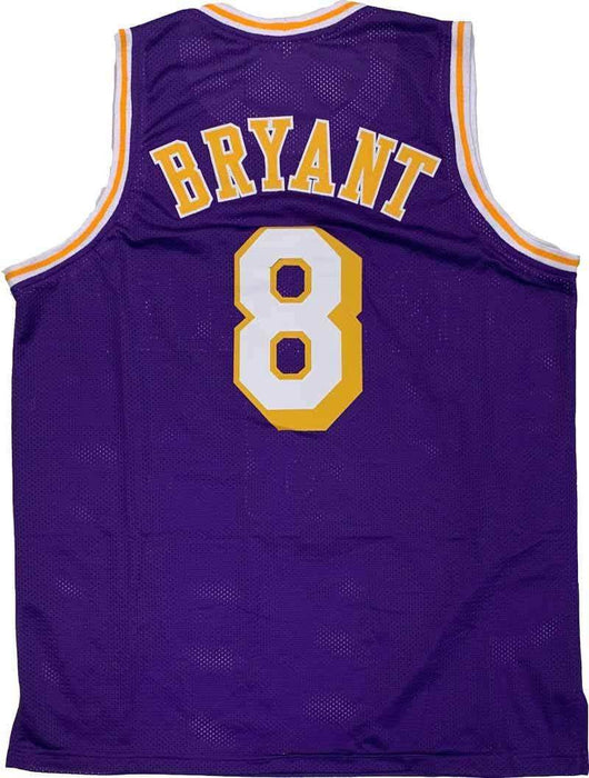 Unsigned Kobe Bryant #8 Purple Custom Stitched Basketball Jersey