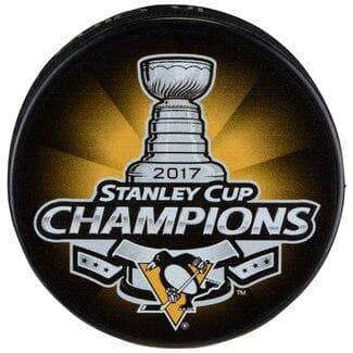 Unsigned Pittsburgh Penguins 2017 Stanley Cup Champs Logo Puck