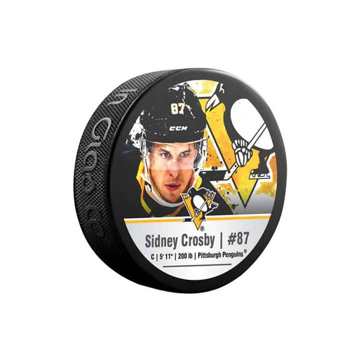 Unsigned Sidney Crosby #87 Pittsburgh Penguins Souvenir Hockey Puck In Cube