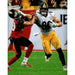 Vance McDonald Stiff Arm Front View Unsigned 16x20 Photo