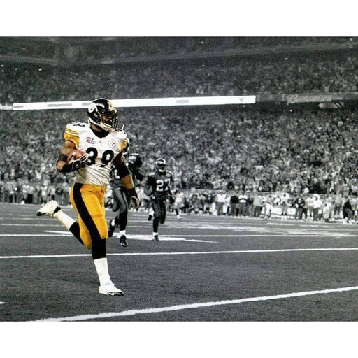 Willie Parker Running Into End Zone In Sb40 Spotlight Unsigned 16x20 Photo