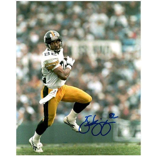 Yancy Thigpen Signed Running with Ball 8x10 Photo