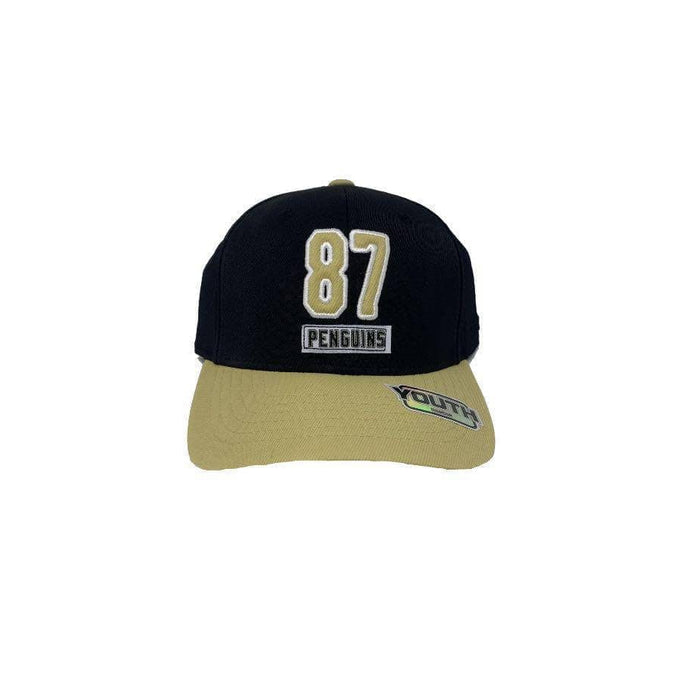 Youth Pittsburgh Penguins #87 Reebok Fitted Hat 4-7 Years Old