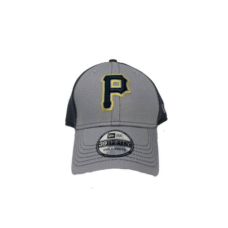 Youth Pittsburgh Pirates Team Streak Grey Fitted Hat — TSEShop