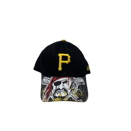 Youth Pittsburgh Pirates Splatter Jolly Roger Adjustable Hat 9FORTY