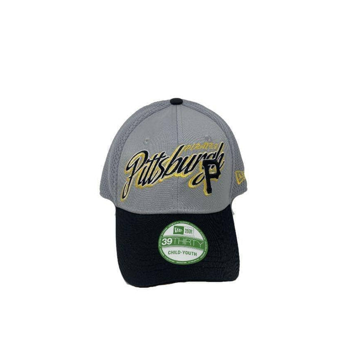 Youth Pittsburgh Pirates Team Streak Grey Fitted Hat — TSEShop