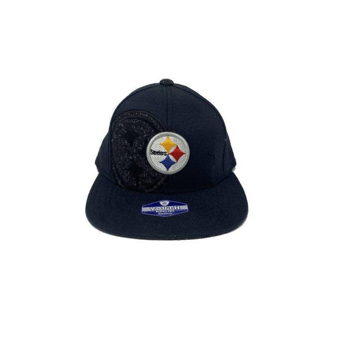 Youth Pittsburgh Steelers Dual Logo Black Fitted Hat 4-7 Years Old